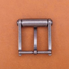 Novelty Mens Retro Single Prong Pin Metal Belt Buckle 32mm Silver Color