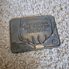 Qty 2 NRA Vintage Belt Buckles – Whittington Center Heritage – Raton, New Mexico