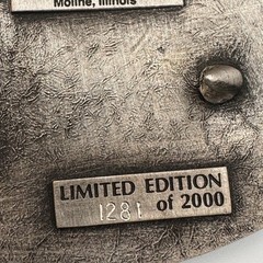 Vintage 1994 John Deere Engine Parts Limited Edition Belt Buckle 1281/2000