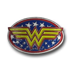 Wonder Woman Belt Buckle Original DC Comics LOGO Cosplay Halloween Costume Party