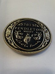 Montana Silversmiths 2013 Pendleton Whisky Cowboy Belt Buckle