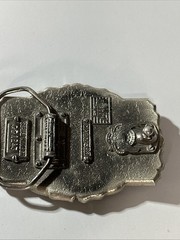 Vintage 1983 Enameled Harley Davidson Eagle Belt Buckle American Buckle Co
