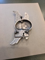 VINTAGE EAGLE WITH WINGS THEME BELT BUCKLE