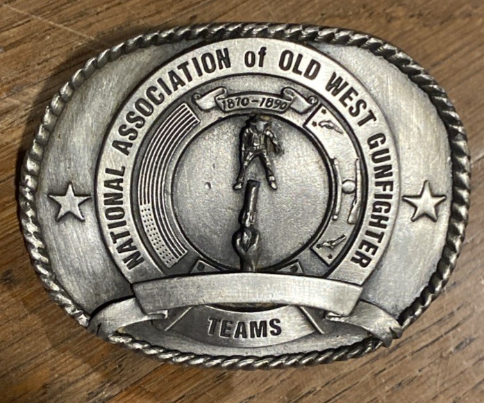 Vintage 1870-1890 OLD WEST GUNFIGHTERS Limited Edition 215 Belt Buckle U.S.A