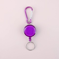 10Pcs Fishing Zinger Retractable Key Chain Carabiner Extender Tether Tackle Tool