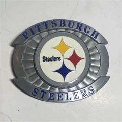 Siskiyou Pittsburgh Steelers Steel NFL Football Metal Belt Buckle Logo