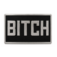 Boucle De Ceinture Bitch Logo Cool Fun Sexy Black Belt Buckle
