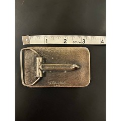 Vintage 1976 Armour Canned Meats Belt Buckle James Lind Wyoming Studio Art Works
