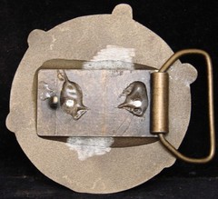 WB01185 *NOS* 2010 BRADFORD EXCHANGE **JOHN WAYNE – SHERIFF&rsquo;S BADGE** BUCKLE