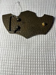 Fender Guitar Belt Buckle 5&Prime; Bronze with 3&Prime; Belt Width Rare Vintage