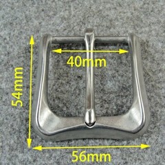 Heavy Duty Pin Belt Buckle Stainless Steel Buckles for 1.5&Prime; Belt With Belt Loop