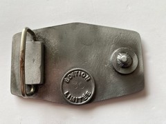Belt Buckle- Federation Motocycliste du Quebec Boucle De Ceinture 1995
