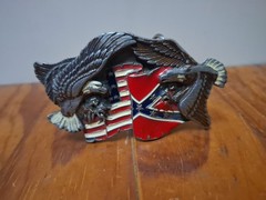 American eagle Belt Buckel 1990 Manufactured Exclusively For Tanside England