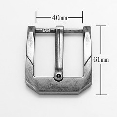 Premium Belt Buckle Men&rsquo;s 40mm Wide Silver Vintage Belt Buckle for Belts…