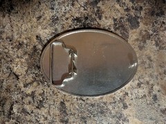 Smiley Face Belt Buckle Smoking Joint Mary Jane Doobie Ganja Happy Face Grunge