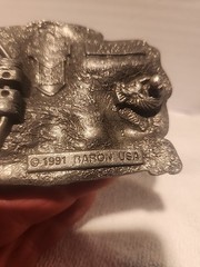 Vintage HARLEY DAVIDSON belt buckle H-411 1991 Baron USA Hog Toys Rare