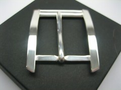 STERLING SILVER 925 BUCKLE AVAILABLE FOR 1&Prime; 1-1/8&Prime; 1-1/4&Prime; 1-3/8&Prime; 1-1/2&Prime; BELTS