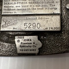 Vintage Belt Buckle » Planting Time Iowa » Dekalb Pfizer Genetics Limited Edition