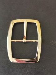 BELT BUCKLES 10993 2.5&Prime;X2&Prime; Gold Plated Made in Italy
