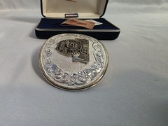 NASCAR 50th Anniversary Belt Buckle Montana Silversmiths W/Case