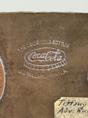 Coca-Cola Brass Belt Buckle Nude Lady Art Design Heavy Vintage Cast Brass