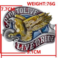 Eagle Belt Buckle Western Cowboy Motorcycle Riding Belt Buckle