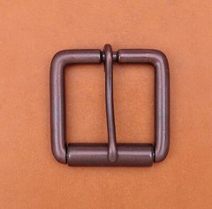 High Quaility Antique Copper Square Prong Pin Roller Belt Buckle for 40mm Belts