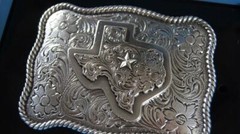 Nocona 3D TEXAS STAR Western Belt Buckle 37528