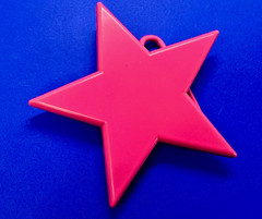 Pink Girlie Star Shaped Cutout Kids Women&rsquo;s Fun Bright Large Belt Buckle