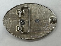 BELT BUCKLE GOLD SILVER TONE SOUTH WESTERN STYLE BULL RIDING MEN WOMEN UNISEX