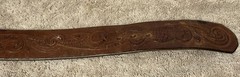 EAGLE BUCKLE PATRIOTIC BI-CENTENNIAL 1776-1976 200TH ANNIVERSARY ON LEATHER BELT