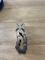 West Coast Choppers Chain Link Belt Buckle Bottle Opener
