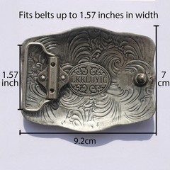 Western Belt Buckles for Men Cowboy American Patriotic Buffalo Belt Buckle