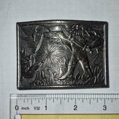 Lewis Buckle Co Inc Gandalf LOTR Metal Brass Belt Buckle Vintage 1975