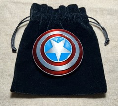 Captain America Shield Avengers Superhero Metal and Enamel Belt Buckle