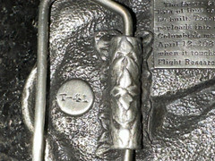 1982 The Space Shuttle Columbia NASA Flight Belt Buckle Bergamot Brass Works