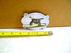 WESTERN Style Belt Buckle Silver Color Pair of Six Guns