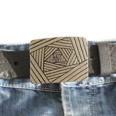 Belt buckle art and design removable buckle buckle for 4 cm leather belt