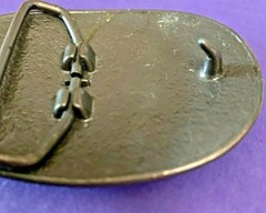 VTG COPPER TONE NIAGARA FALLS BELT BUCKLE CANADA SOUVENIR METAL waterfalls EUC!
