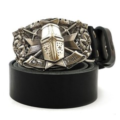 German silver belt buckle Templar, knight belt buckle, Crusader Knight buckle
