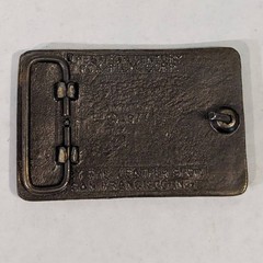 Vtg 1977 Star Wars Belt Buckle The Leather Shop San Francisco Brass Tone Logo