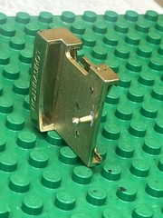 Louis Vuitton LV Iconic Gold Belt Buckle Unisex Shown