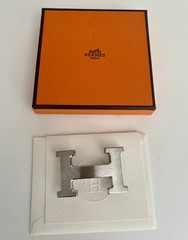 Authentic Hermès « H » Belt Buckle