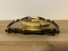 Raintree Belt Buckle ~ Western Enamel Trout Fish Belt Buckle ~ USA 1978