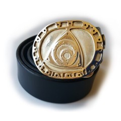 Rotary Belt Buckle in solid brass or bronze