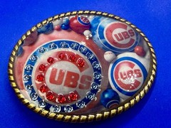 Chicago Cubs Baseball Team Sports Fan Collectible Belt Buckle