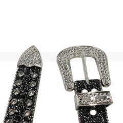 Rhinestone Belts Western Bling Crystal Studded Leather Belt