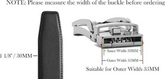 CHAOREN Ratchet Belt Strap Only 1 1/4&Prime;, 36&Prime; to 42&Prime; Waist Adjustable, Black