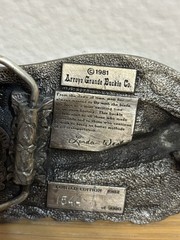 Arroyo Grande Buckle Co Aviation Limited Edition Vintage Silver Belt Buckle 1544