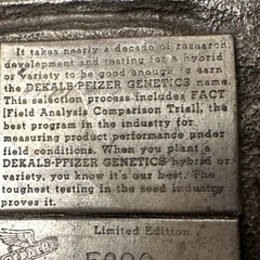 Vintage Belt Buckle » Planting Time Iowa » Dekalb Pfizer Genetics Limited Edition